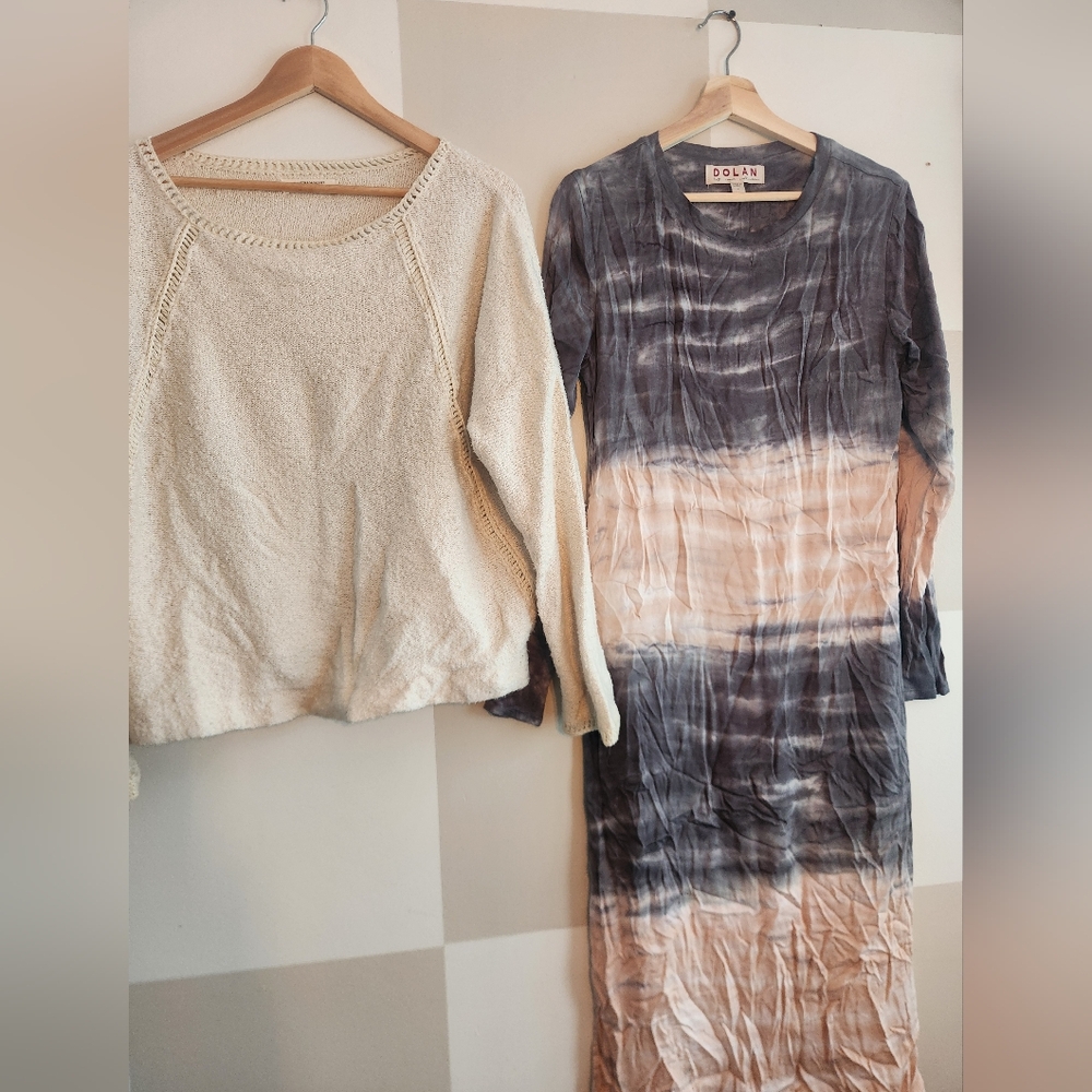 Anthropologie Long Sleeve Tie-Dye Dress - Picture 4 of 4